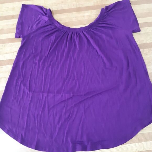 Stretchy Purple Womans Top size Small - Picture 1 of 5